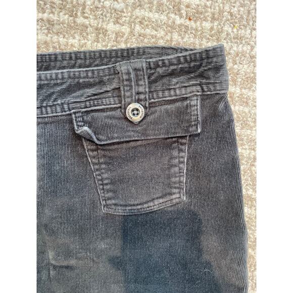 PATAGONIA Gray Corduroy Mini Skirt Sz 10 - Picture 3 of 6